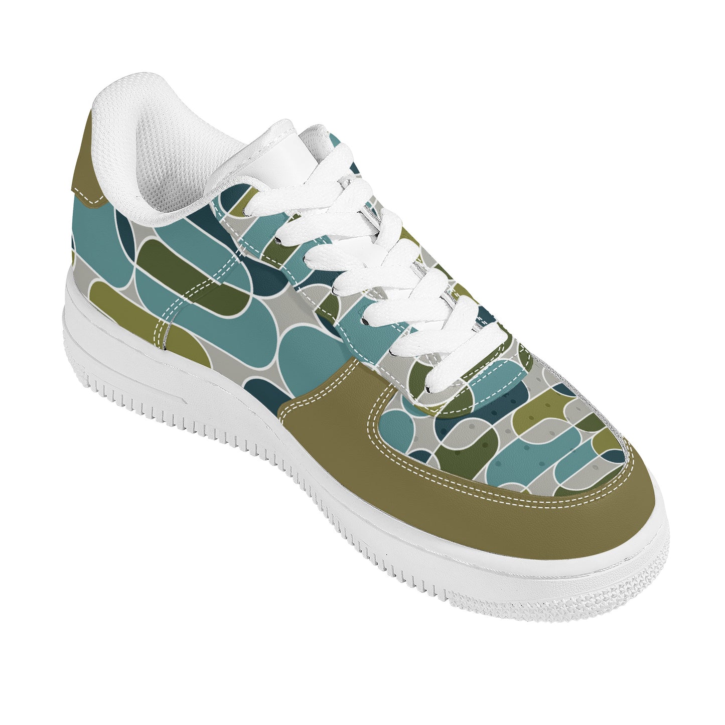 Low Top Unisex Sneaker - Olive Green
