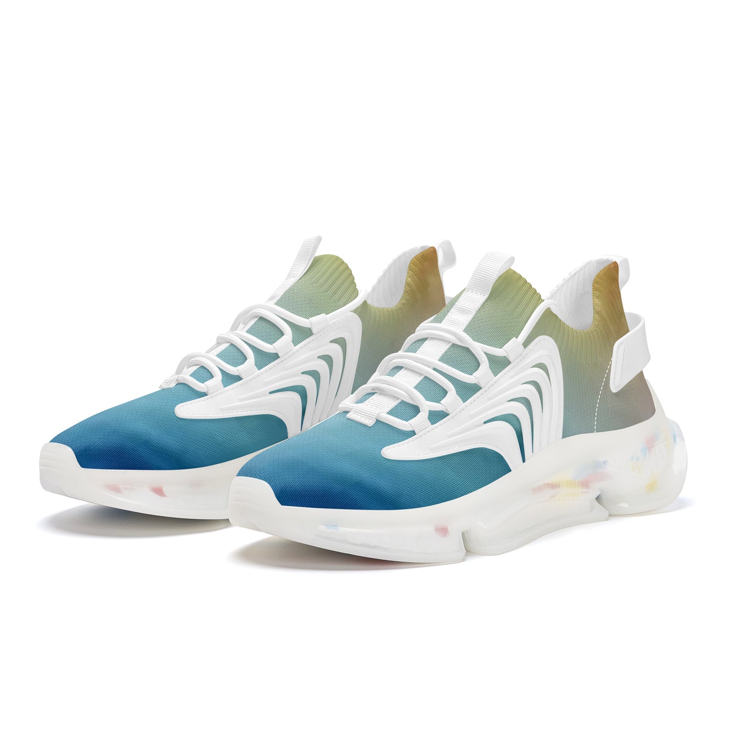 Air Max React Sneakers - White/Blue