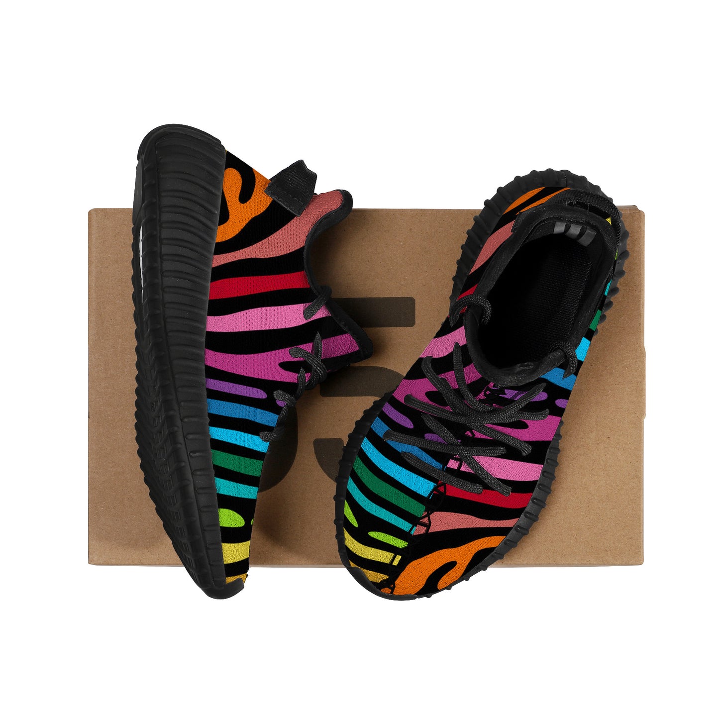 Kids Mesh Knit Sneaker - Rainbow
