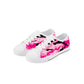 Kids Low Top Canvas Sneakers - Pink
