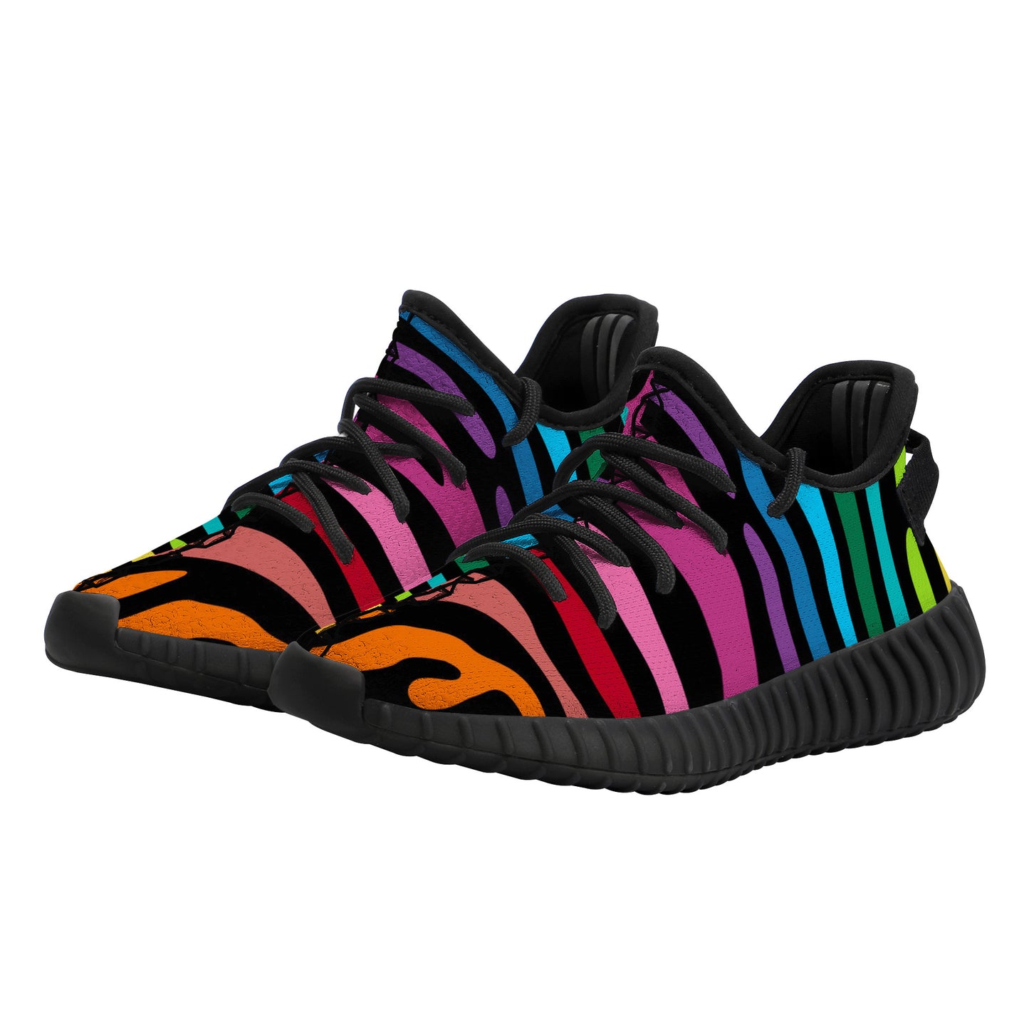 Kids Mesh Knit Sneaker - Rainbow