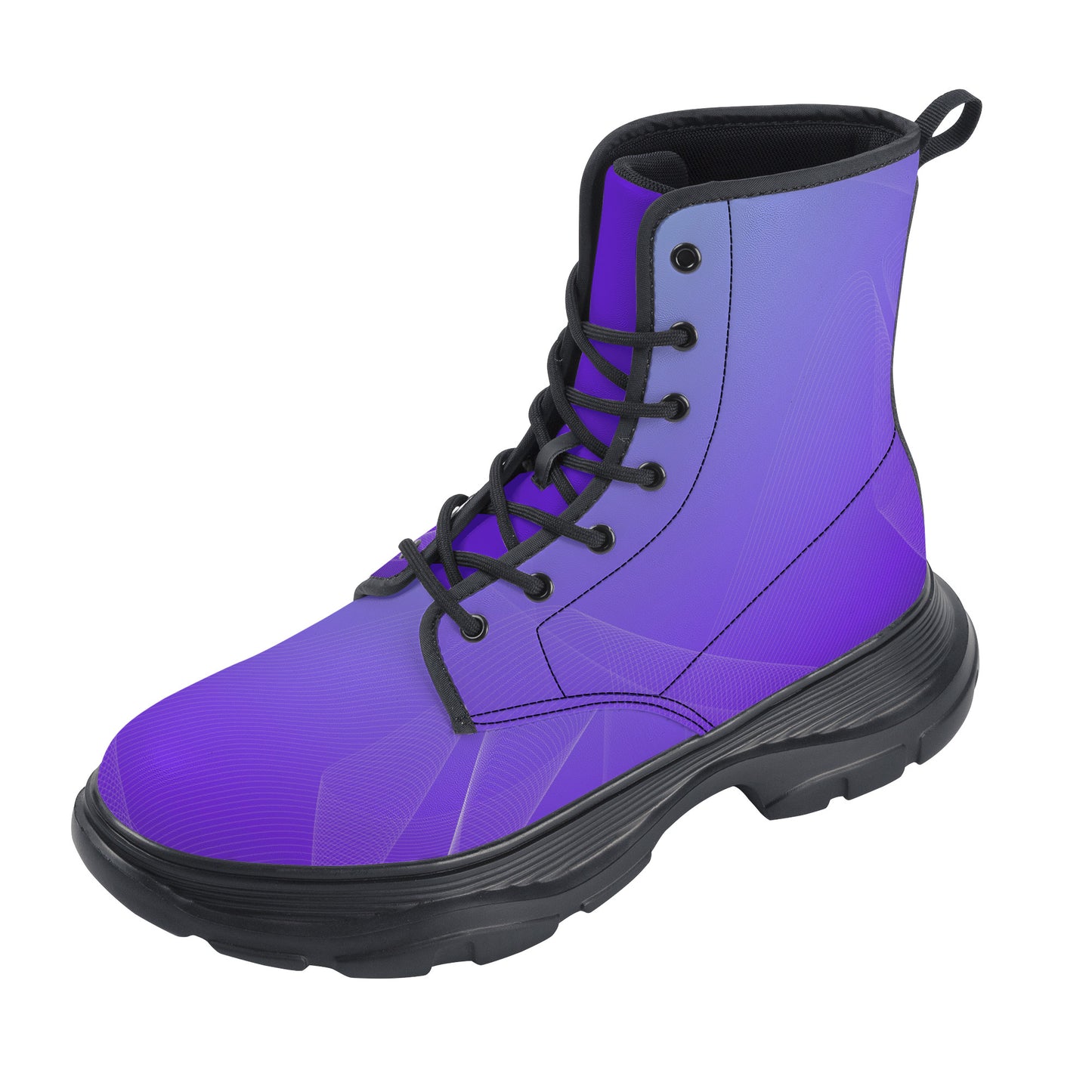 Unisex Chunky Boots - Purple