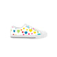 Kids Low Top Canvas Sneakers - Hearts