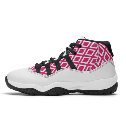 High Top Air Retro Sneakers - Pink Diamonds