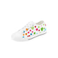 Kids Low Top Canvas Sneakers - Hearts