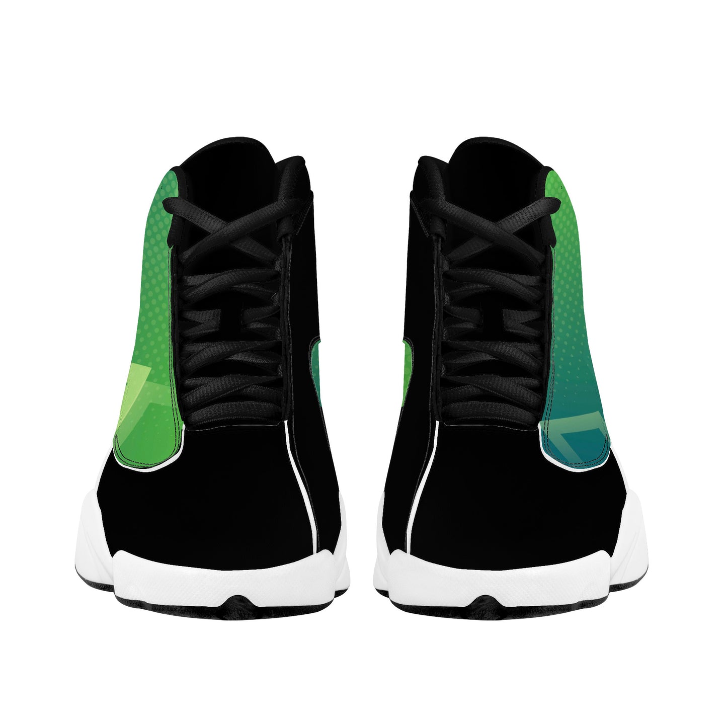 Basketball Shoes - Black/Green