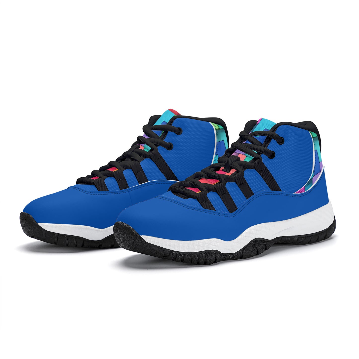 High Top Air Retro Sneakers - Blue